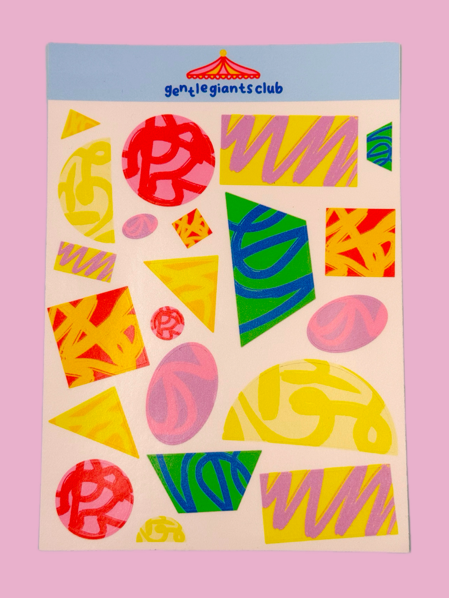 Sticker Sheet - Shapes