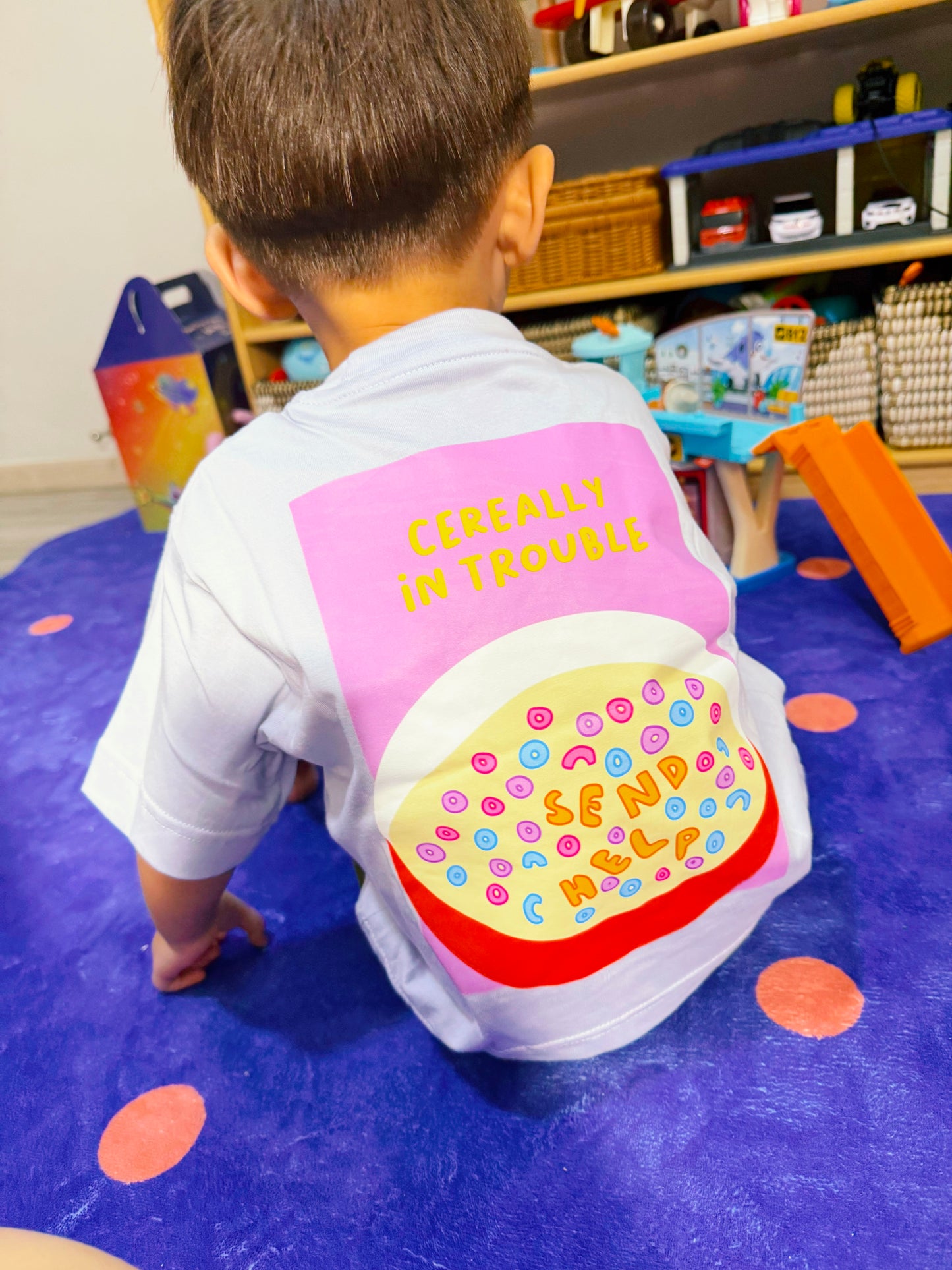 Kids Oversized T-Shirt in Cereally in Trouble (Pre-Order)