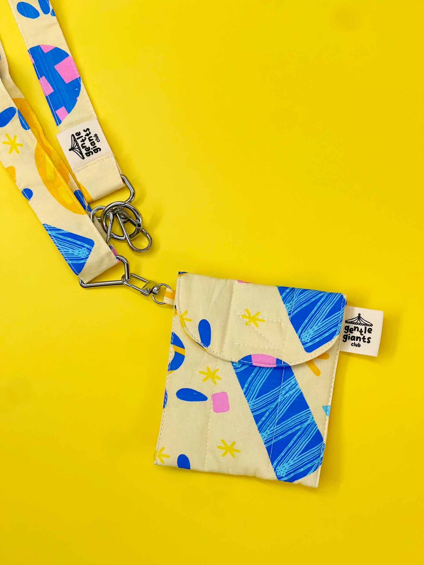 4-in-1 Multi-Utility Lanyard in Party Poppers