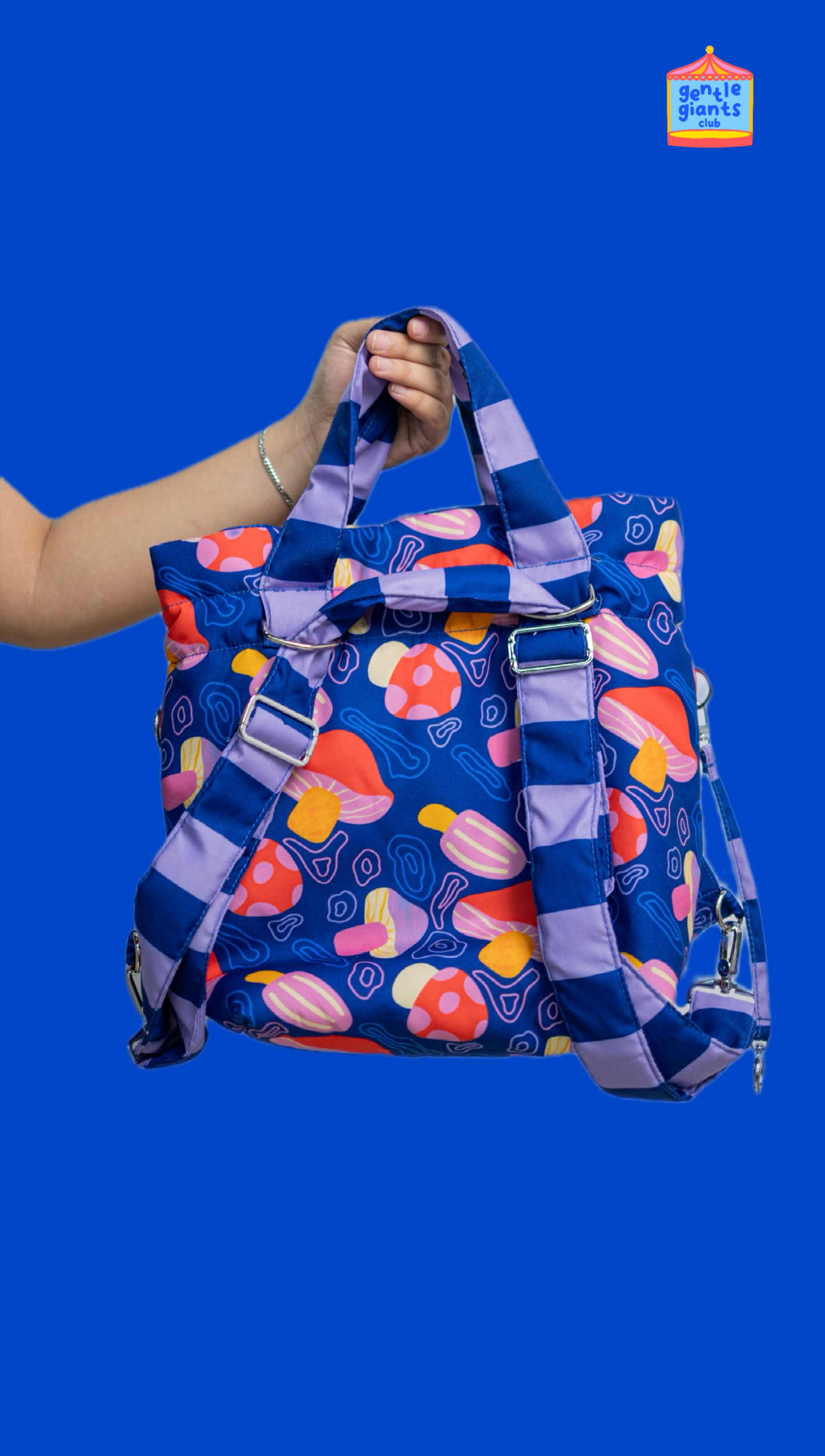 Mini Chunky Dumpling Backpack - Mushroom