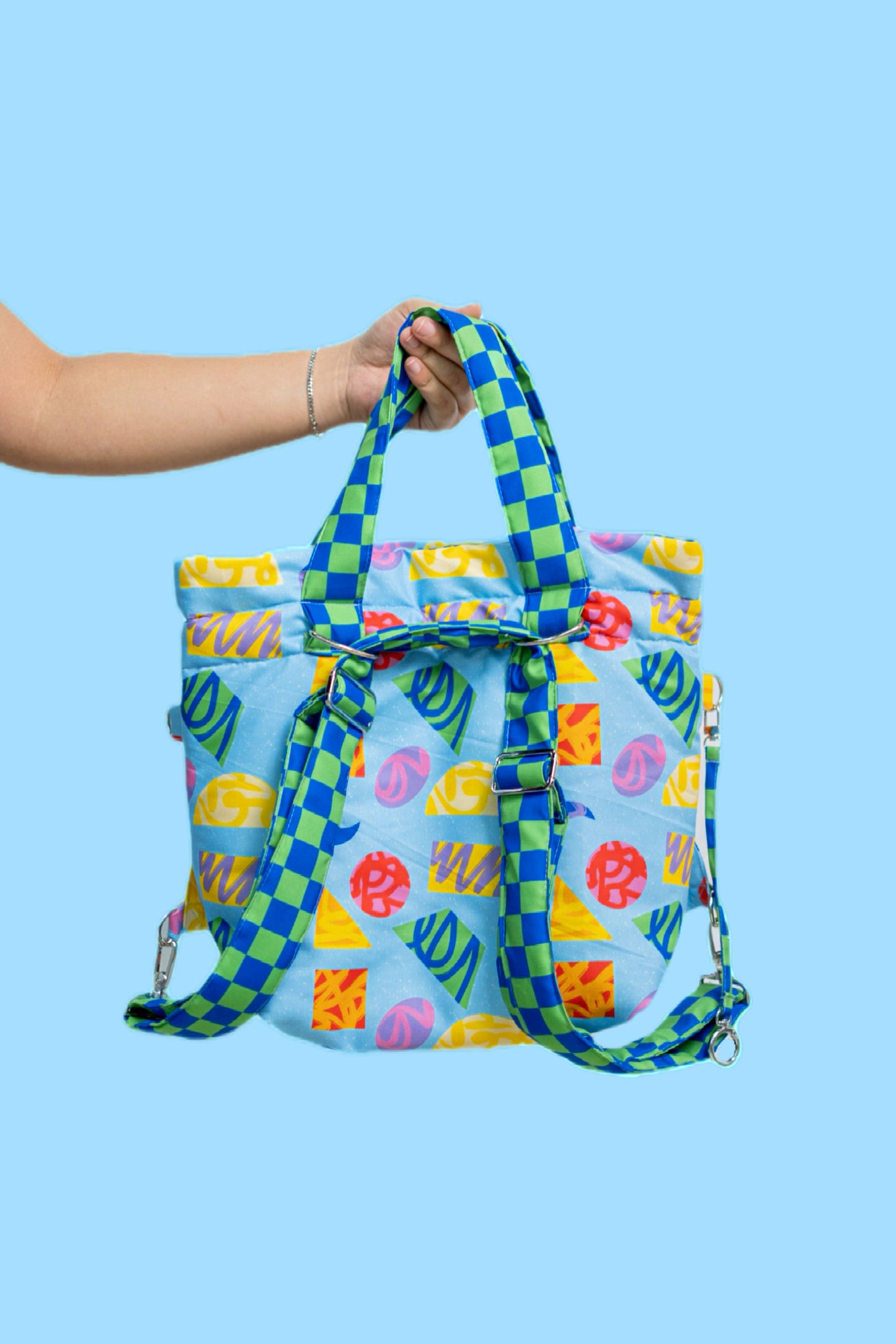Mini Chunky Dumpling Backpack - Shapes