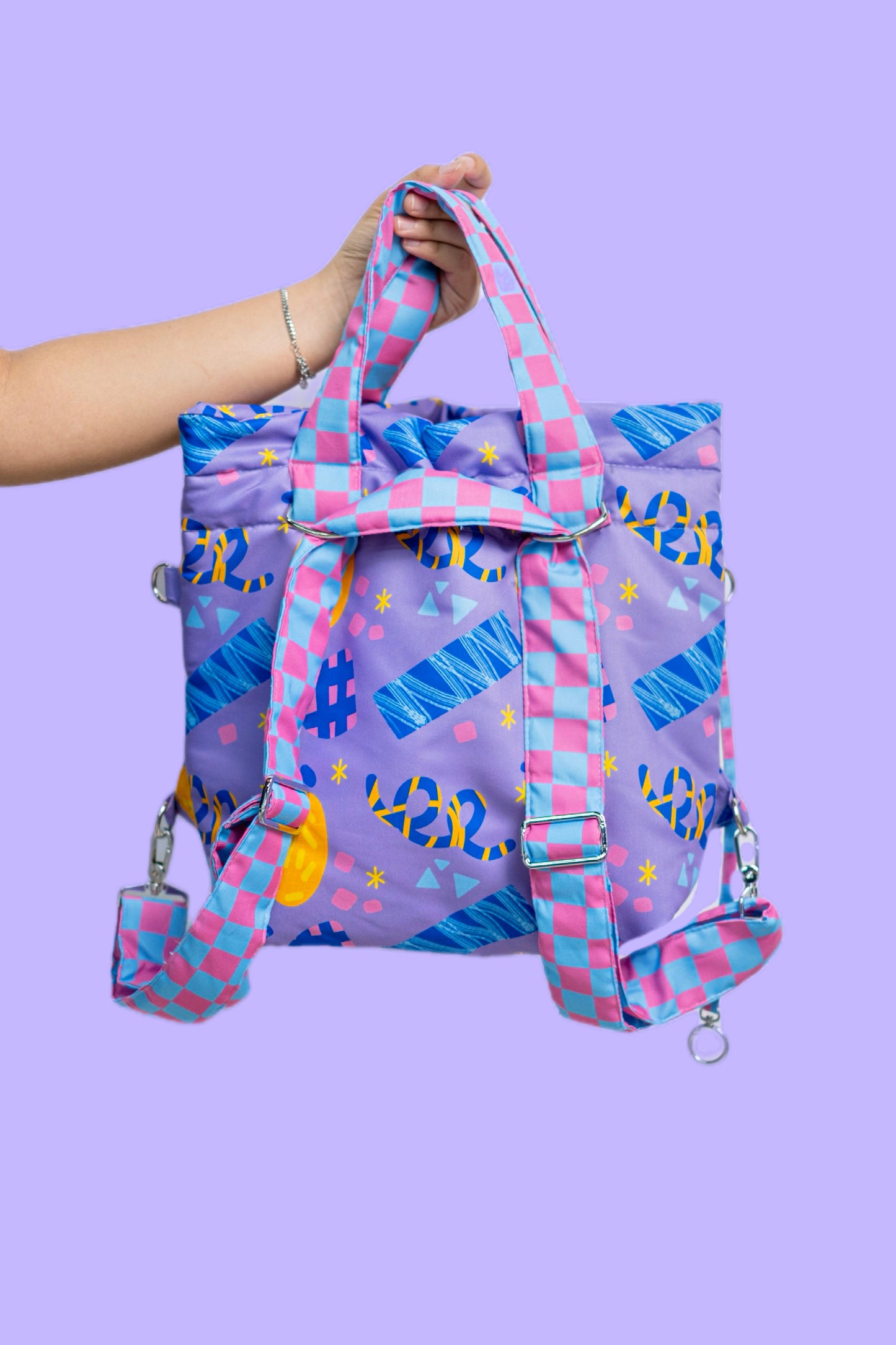 Mini Chunky Dumpling Backpack - Confetti
