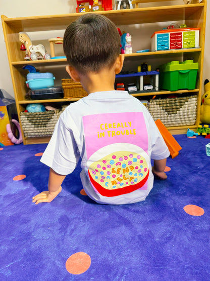 Kids Oversized T-Shirt in Cereally in Trouble (Pre-Order)