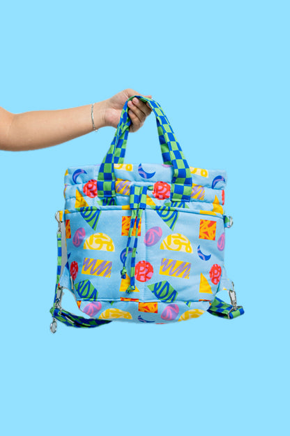 Mini Chunky Dumpling Backpack - Shapes