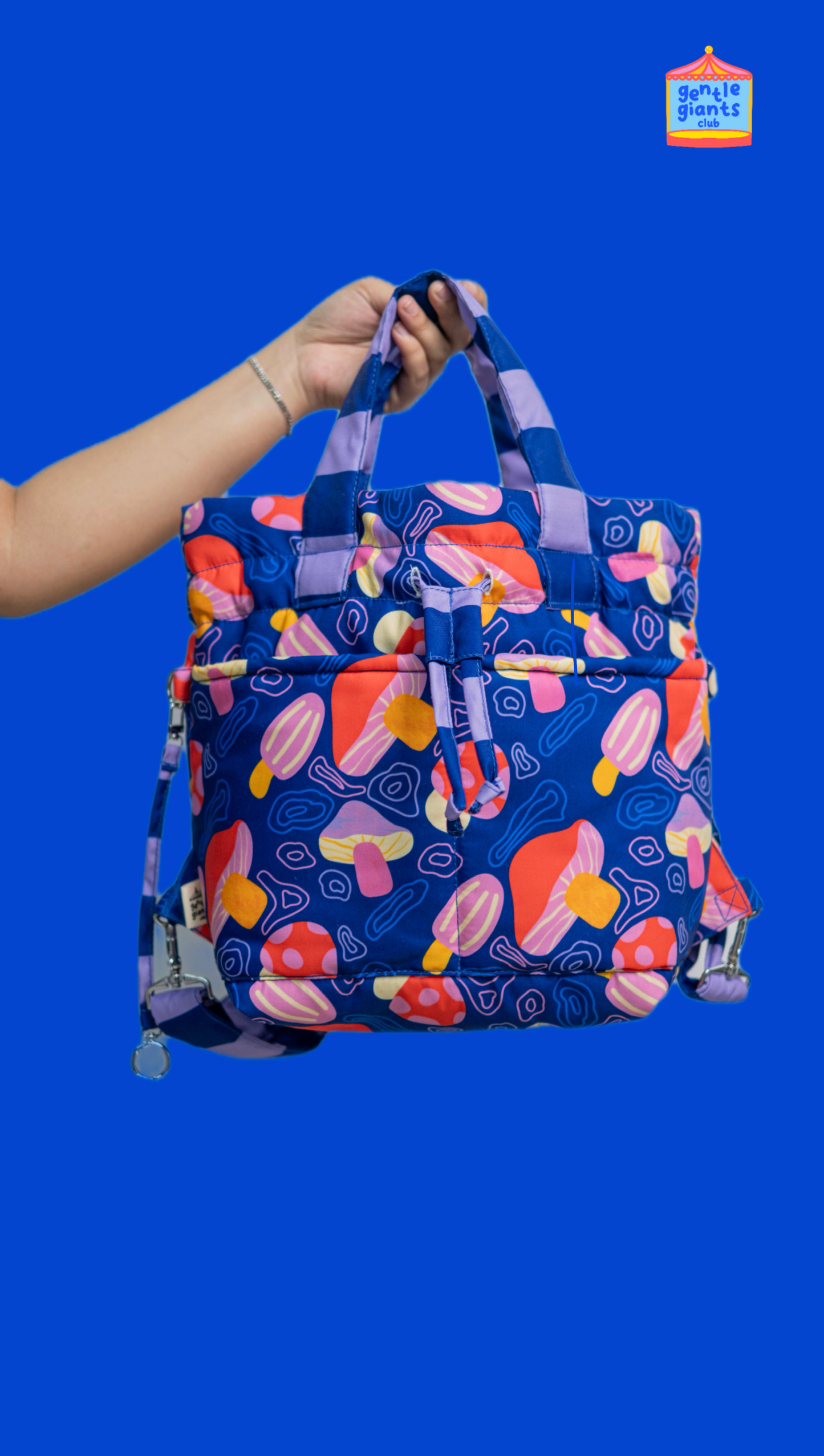 Mini Chunky Dumpling Backpack - Mushroom