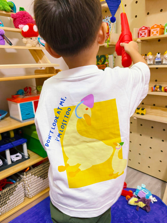 Kids Oversized T-Shirt in Lost Goose (Pre-Order)
