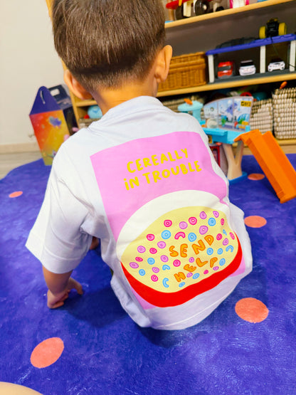 Kids Oversized T-Shirt in Cereally in Trouble (Pre-Order)