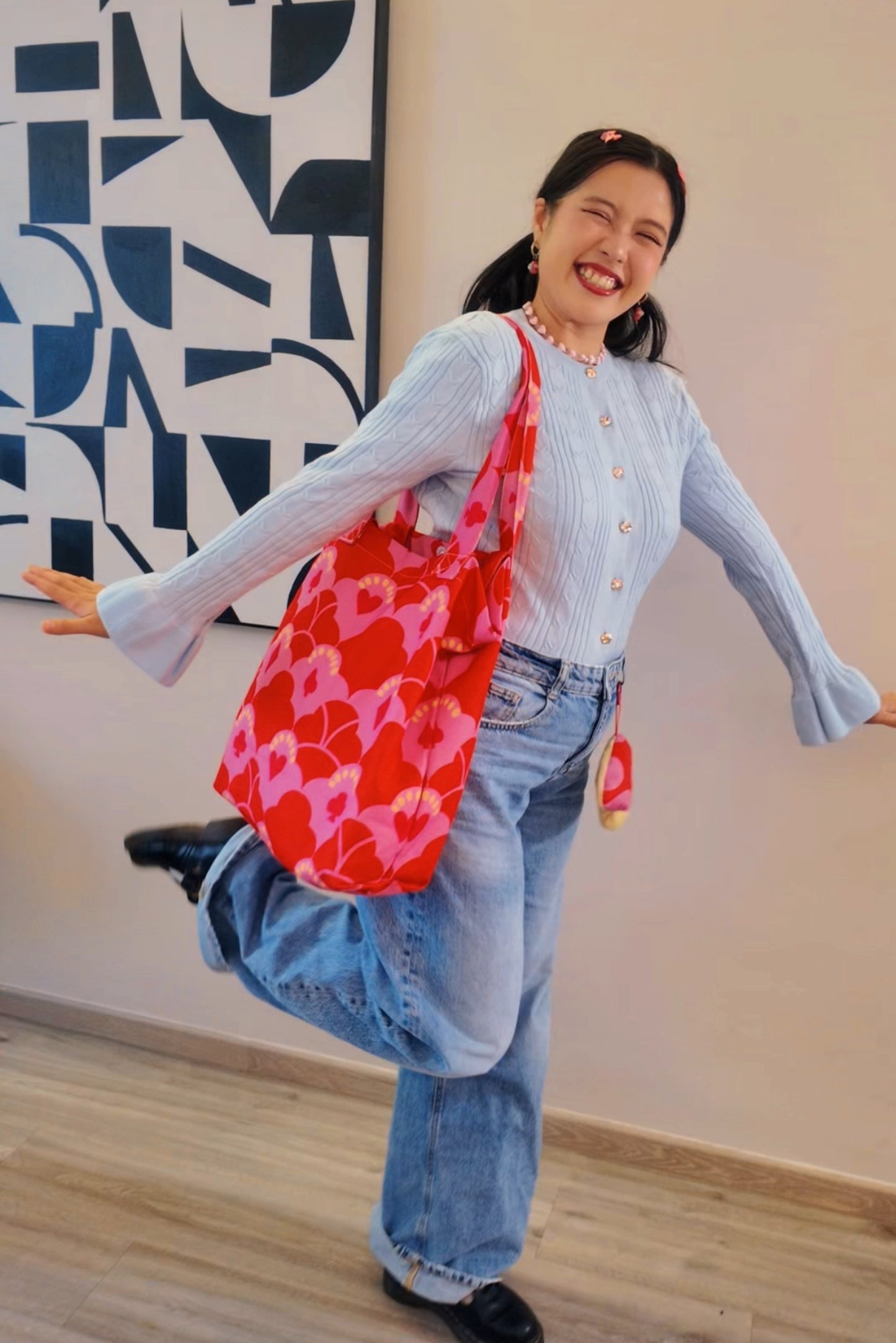Wonderland Canvas Tote Bag - Red Queen