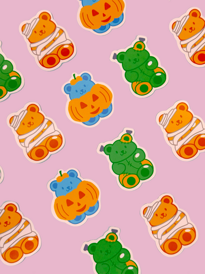 Single Stickers - Spooky Gummy Bears