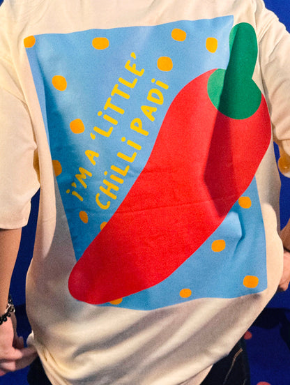 Adult Oversized T-Shirt in Chilli Padi (Pre-Order)