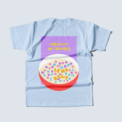Adult Oversized T-Shirt in Cereally in Trouble (Pre-Order)