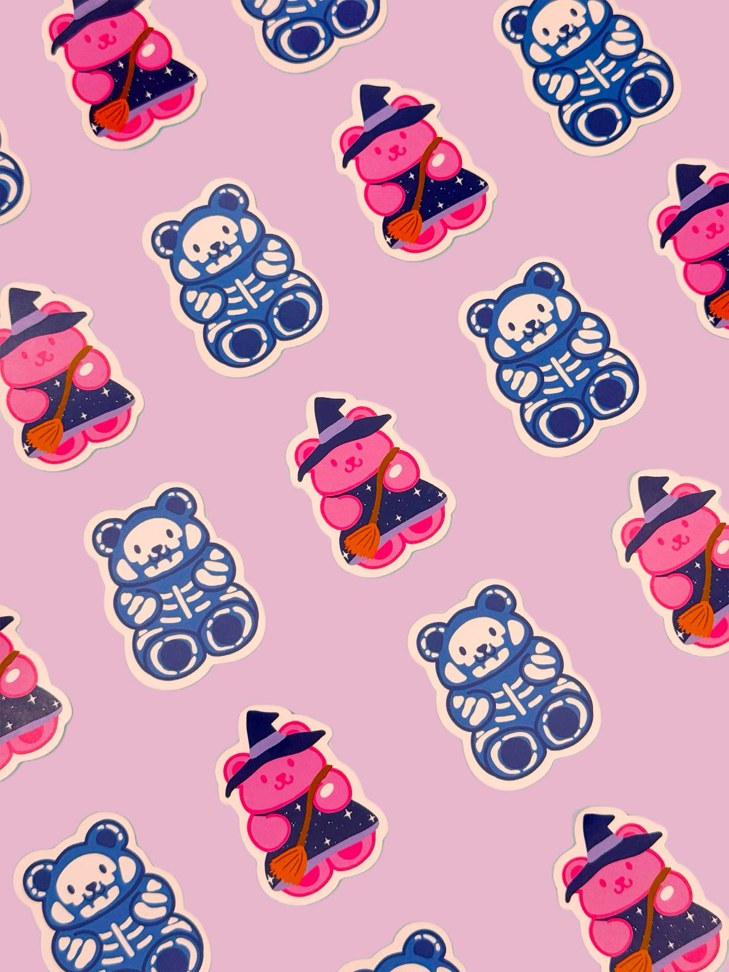 Single Stickers - Spooky Gummy Bears
