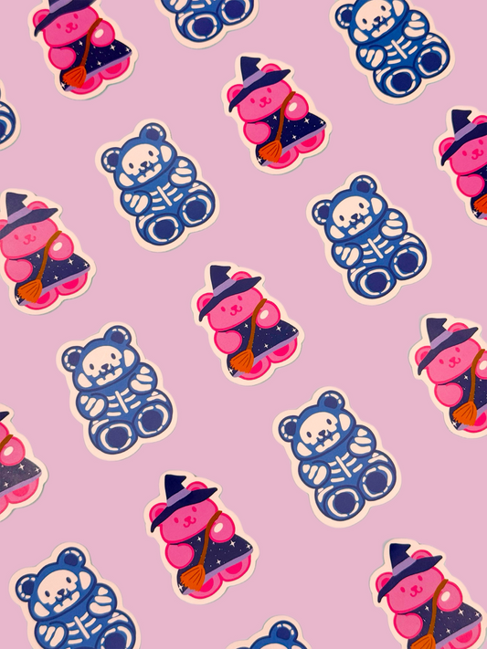 Single Stickers - Spooky Gummy Bears