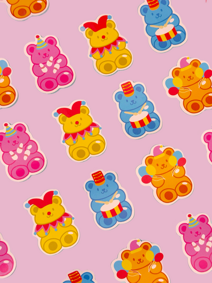 Single Stickers - Carnival Gummy Bears