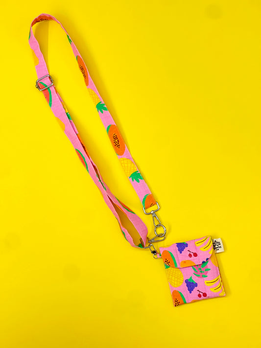4-in-1 Multi-Utility Lanyard in Fruits