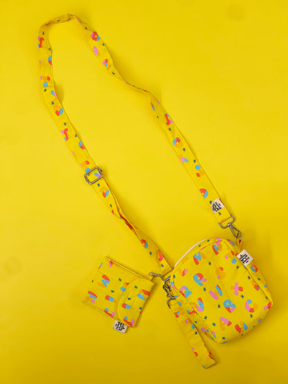 Multi-Utility Sling Bundle in Yellow Alphabets