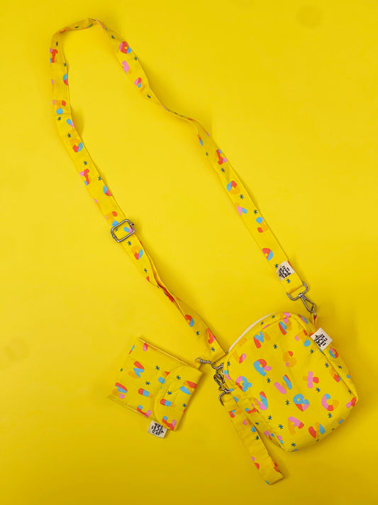 Multi-Utility Sling Bundle in Yellow Alphabets